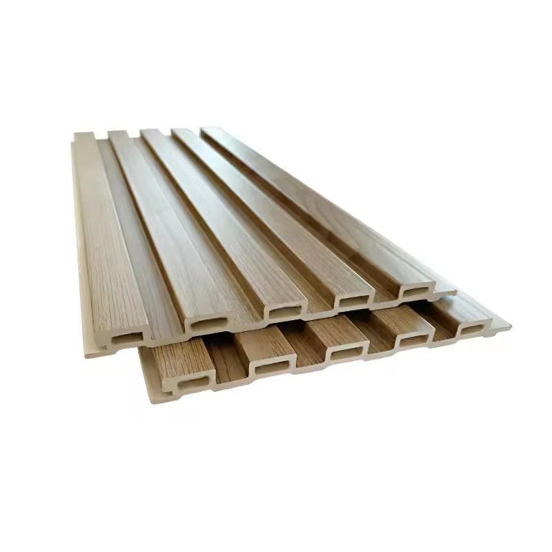 Dekoracyjny wewnętrzny panel ścienny z słojami drewna