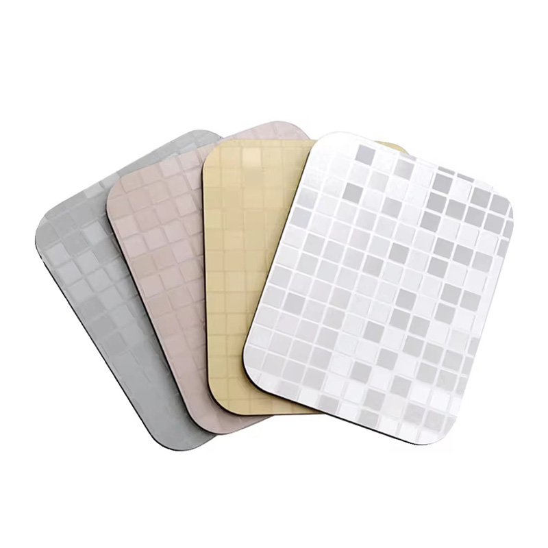 Panel ścienny z kryształu węgla o metalowej teksturze